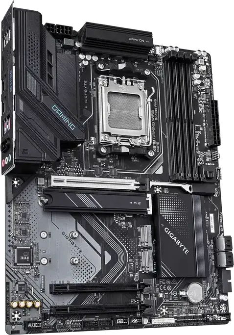 Материнская плата Gigabyte X870 GAMING WIFI6 AM5 AMD X870 ATX DDR5 256ГБ 8000МГц OC PCIe Gen5 M.2 WiFi 6 Bluetooth 5.3 HDMI 2.1 для Ryzen 7000 8000 9000