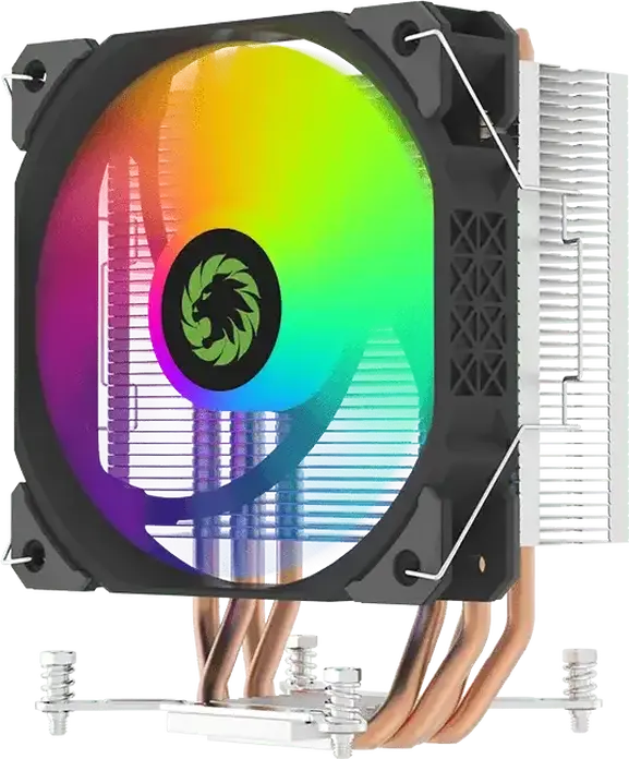 Cooler CPU Turn GameMax Ice-Blade, TDP 190W, 4 conductoare termice de cupru 6mm Direct Touch, Ventilator PWM 120mm, Iluminare FRGB, pentru Intel LGA1700/1200/115x si AMD AM4/AM5