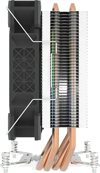 Cooler CPU Turn GameMax Ice-Blade, TDP 190W, 4 conductoare termice de cupru 6mm Direct Touch, Ventilator PWM 120mm, Iluminare FRGB, pentru Intel LGA1700/1200/115x si AMD AM4/AM5