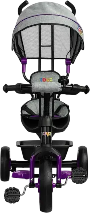 Triciclu pentru copii Caretero Buzz TOYZ-0332 cu centură de siguranță în 3 puncte, scaun reversibil, copuz detașabil și coș de depozitare, max 25kg