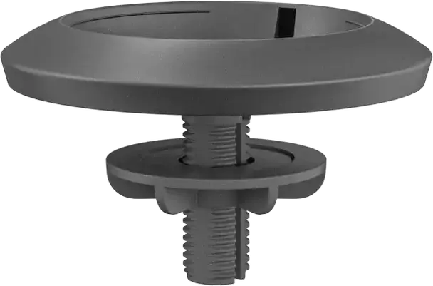 Suport Logitech Rally Mic Pod pentru mese și plafoane, compatibil cu Rally Mic Pod, pentru grosime masă 20-50mm și gauri de cablu 25-65mm