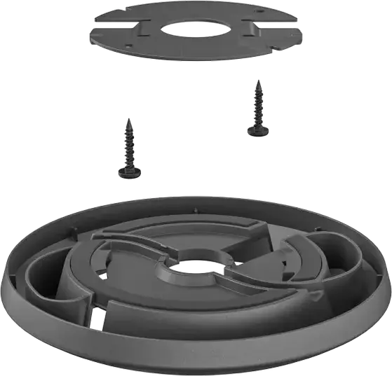 Suport Logitech Rally Mic Pod pentru mese și plafoane, compatibil cu Rally Mic Pod, pentru grosime masă 20-50mm și gauri de cablu 25-65mm