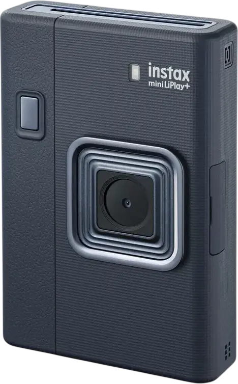 Fujifilm Instax Mini LiPlay+ Hybrid Instant Camera, 3.0 inch LCD Screen, CMOS Sensor, Bluetooth Connectivity, Midnight Blue