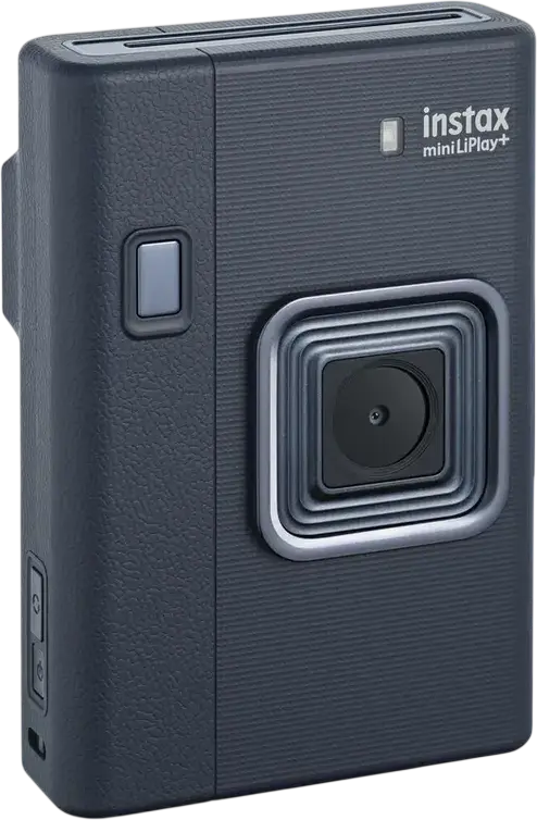 Fujifilm Instax Mini LiPlay+ Hybrid Instant Camera, 3.0 inch LCD Screen, CMOS Sensor, Bluetooth Connectivity, Midnight Blue