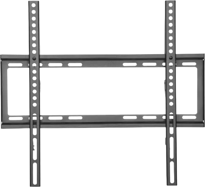 Gembird WM-55F-04 Fixed TV Wall Mount for 32-55 inch Screens, VESA 200x200 to 400x400mm, Max Load 35kg, Slim 20.5mm Profile, Black Powder Coated Steel