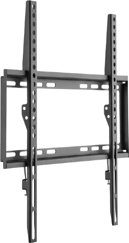 Gembird WM-55F-04 Fixed TV Wall Mount for 32-55 inch Screens, VESA 200x200 to 400x400mm, Max Load 35kg, Slim 20.5mm Profile, Black Powder Coated Steel