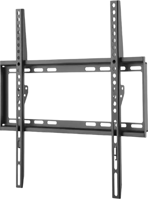 Gembird WM-55F-04 Fixed TV Wall Mount for 32-55 inch Screens, VESA 200x200 to 400x400mm, Max Load 35kg, Slim 20.5mm Profile, Black Powder Coated Steel