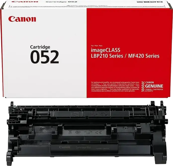 Canon CRG-052 Black Toner Cartridge for i-SENSYS LBP-210 Series, MF 420 Series, 3100 Page Yield, Laser Printing, 2199C001