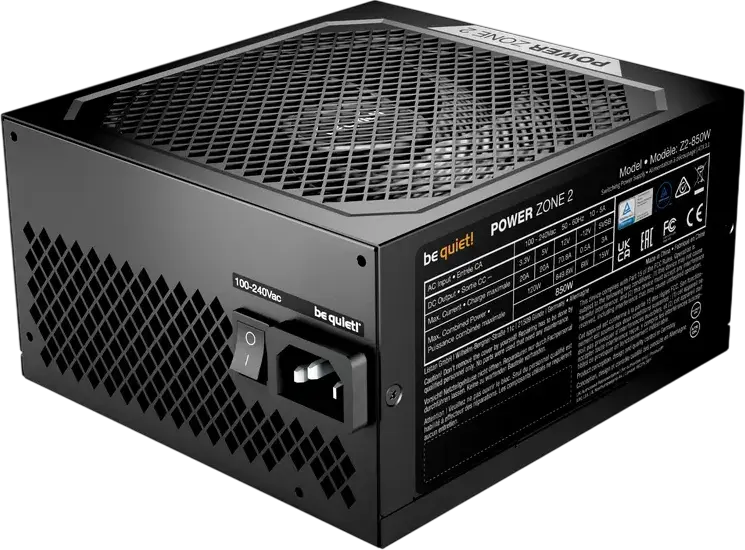 Sursă Alimentare PC be quiet! Power Zone 2, 850W, ATX, Complet modular