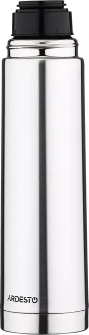 Termos Ardesto AR2650TBS Easy Travel, 500ml, Oțel Inoxidabil, Argintiu, Păstrare Căldură 12h și Răcire 24h