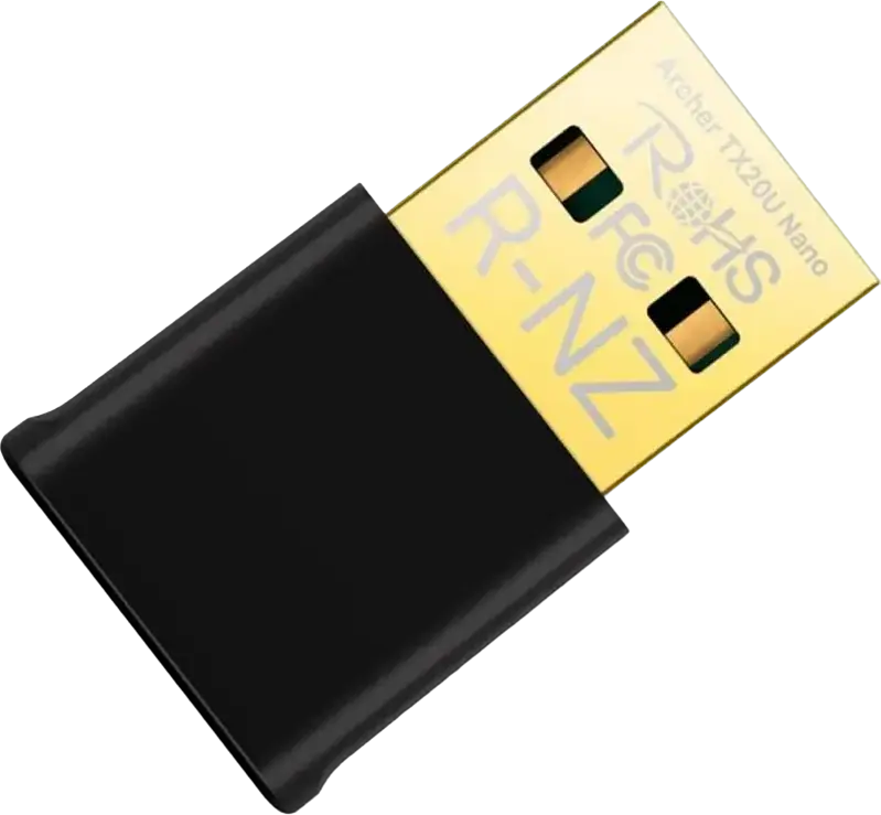 Adaptor Wireless USB TP-Link Archer TX20U Nano AX1800 Wi-Fi 6 Dual-Band, Viteza pana la 1801 Mbps, MU-MIMO, OFDMA, Criptare WPA3, Design Nano, Windows 10/11