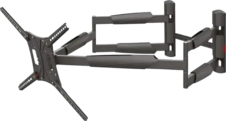 Кронштейн для ТВ Barkan BM466XP Full Motion Extra Long, поворотный и наклонный для экранов 13"-90", VESA до 600x400мм, макс. нагрузка 60кг, черный металл