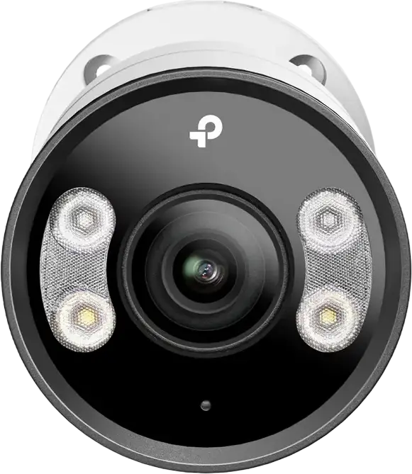 TP-Link VIGI C385 4K 8MP IP Bullet Network Camera, 2.8mm Lens, Full-Color Night Vision 30m, Two-Way Audio, IP67 Weatherproof, Human & Vehicle Classification, True WDR, microSD Slot