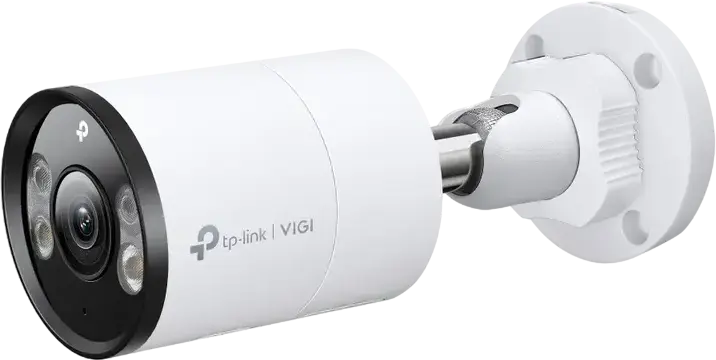 TP-Link VIGI C385 4K 8MP IP Bullet Network Camera, 2.8mm Lens, Full-Color Night Vision 30m, Two-Way Audio, IP67 Weatherproof, Human & Vehicle Classification, True WDR, microSD Slot