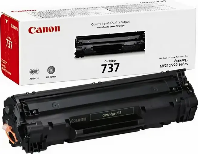Тонер-картридж Canon Cartridge 737 (CRG-737) монохромный черный для лазерных принтеров, ресурс 2400 страниц, для i-SENSYS MF21, MF212w, MF216n, MF217w, MF237w, LBP 151 DW