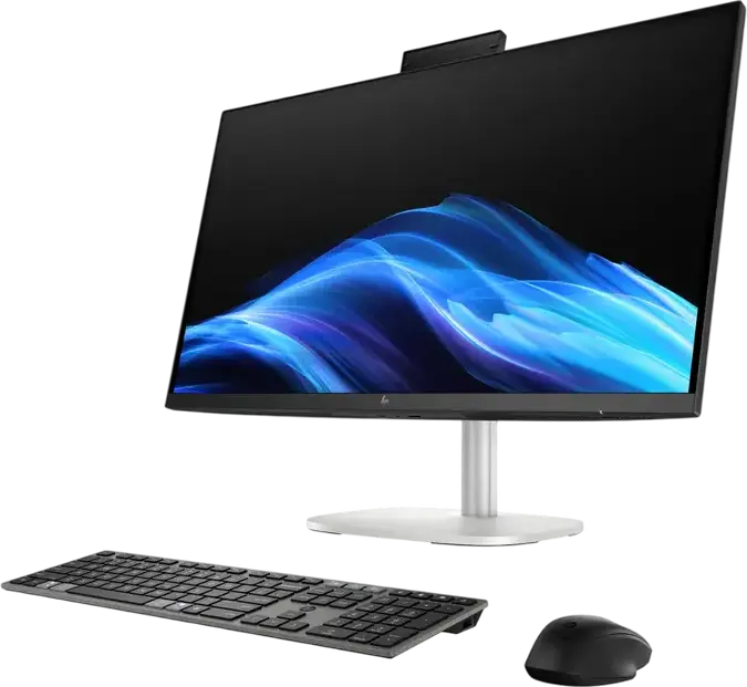 Моноблок HP EliteStudio 8 All-in-One G1i 27" WQHD IPS, Intel Core Ultra 7 265, 32GB DDR5, 1TB SSD, Thunderbolt 4, Wi-Fi 802.11be, серебристый алюминий