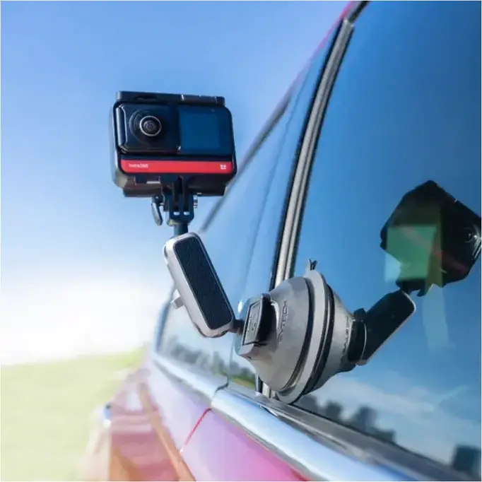 Suport auto Insta360 Suction Cup, Negru