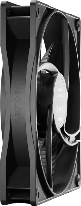 Ventilator be quiet! Pure Wings 3 140mm PWM High-speed, 1800 RPM, 72.2 CFM, Rulment Rifle, 4-pin PWM, Negru, BL109