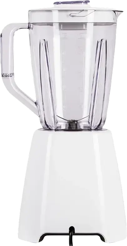 Блендер Tefal BlendForce 2 BL420131, 600 Вт, пластиковая чаша 1.25 л, 4 лезвия из нержавеющей стали, 2 скорости + импульсный режим, колка льда, белый