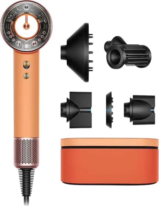 Uscător de păr Dyson Supersonic Nural HD16 Straight+Wavy, 1600W, Сeramic Apricot | Topaz