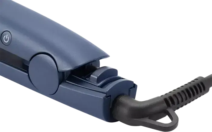 Placa de îndreptat părul Polaris PHS2516Mi Pro, Temperatură 120-220°C, 6 Trepte de Căldură, Încălzire Rapidă, Oprire Automată, Albastru