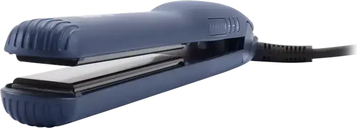 Placa de îndreptat părul Polaris PHS2516Mi Pro, Temperatură 120-220°C, 6 Trepte de Căldură, Încălzire Rapidă, Oprire Automată, Albastru