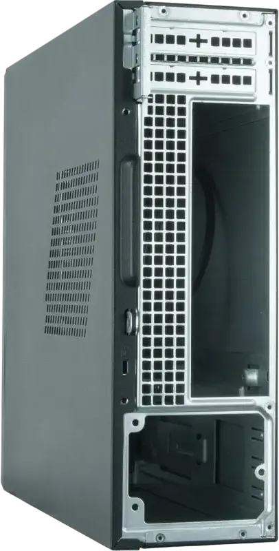 Корпус Chieftec BU-12B-300 Mini-Tower SFF, сталь SECC, серый, Mini-ITX, БП 300W 80 PLUS Bronze TFX, 7.51л, USB 3.0, картридер SD
