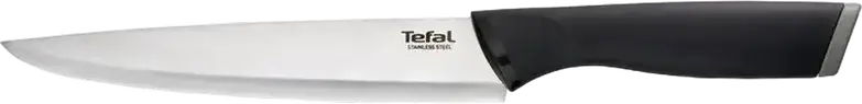 Set Cutite Tefal Comfort Touch K221SA04, 5 Piese din Otel Inoxid cu Manere Ergonomice Soft-Touch si Bloc de Depozitare din Lemn, Negru