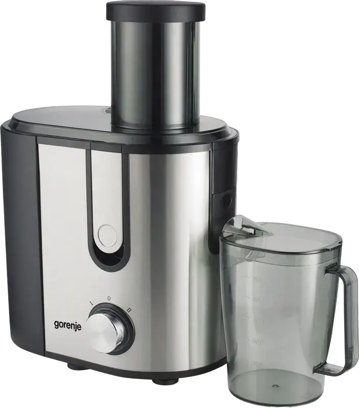 Storcător de fructe și legume Gorenje JC900E, Negru Inox