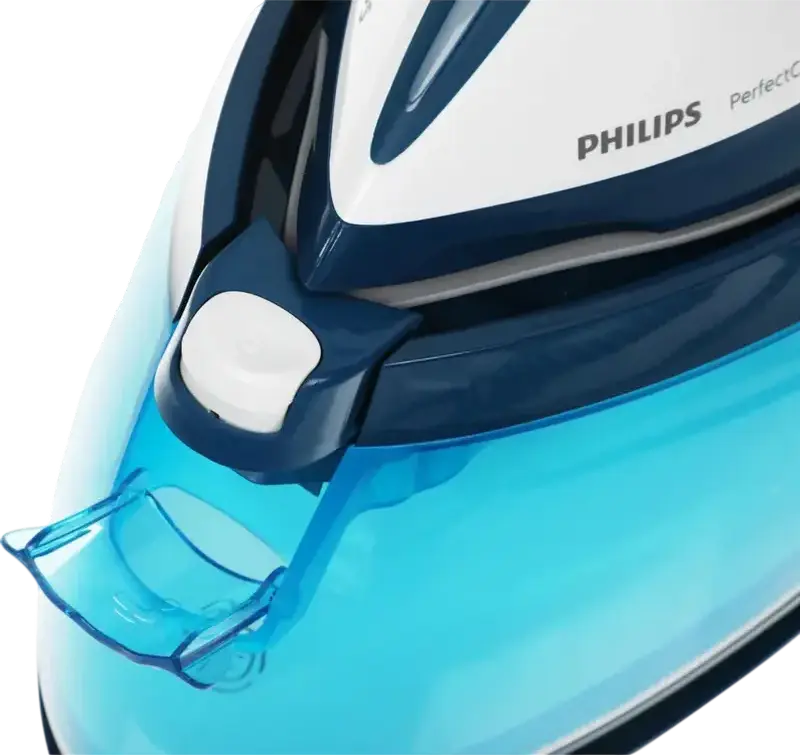 Philips PerfectCare Compact GC7840/20 Steam Generator Iron, 2400W, 6.5 Bar, 400g/min Steam Boost, OptimalTEMP Technology, 1500ml Tank, Blue