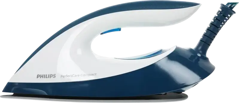 Philips PerfectCare Compact GC7840/20 Steam Generator Iron, 2400W, 6.5 Bar, 400g/min Steam Boost, OptimalTEMP Technology, 1500ml Tank, Blue