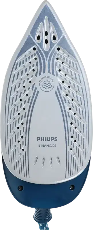 Philips PerfectCare Compact GC7840/20 Steam Generator Iron, 2400W, 6.5 Bar, 400g/min Steam Boost, OptimalTEMP Technology, 1500ml Tank, Blue