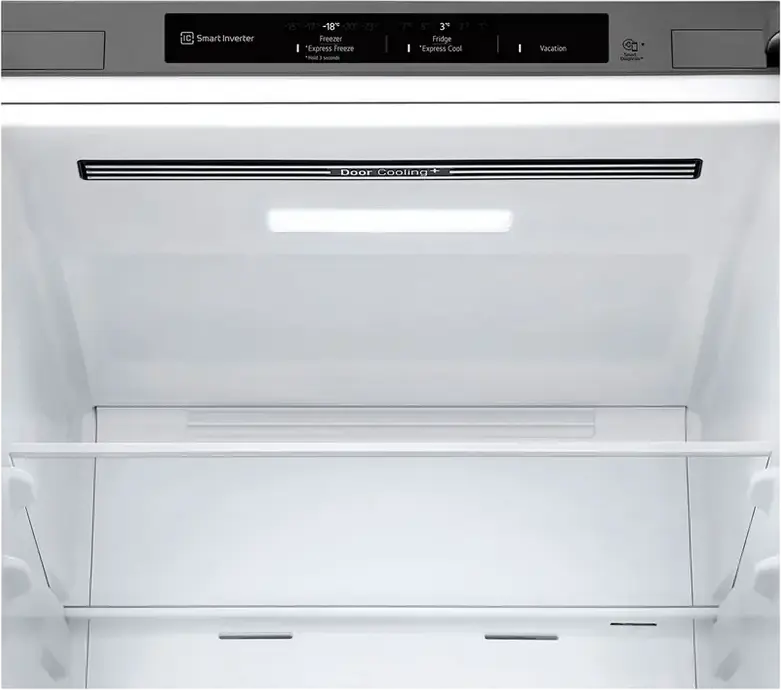 LG GBV3100EEP Freestanding Combi Refrigerator, 344L Total Net Volume, No Frost, Smart Inverter Compressor, DoorCooling+, LinearCooling, Silver