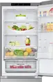 LG GBV3100EEP Freestanding Combi Refrigerator, 344L Total Net Volume, No Frost, Smart Inverter Compressor, DoorCooling+, LinearCooling, Silver