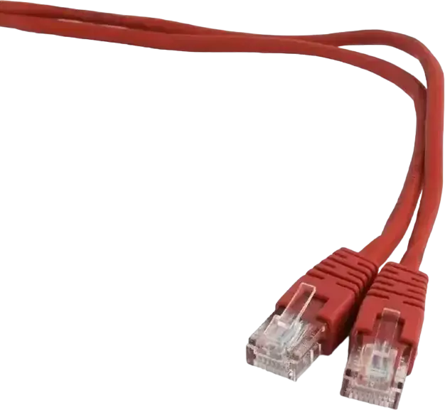 Cablu Patch Cord Cablexpert PP22-2M Cat5e FTP, Conectori RJ45, 2 Metri, 100 MHz, Standard ANSI/TIA/EIA-568B, Roșu