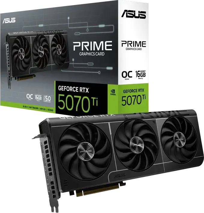 Placă Video ASUS Prime OC RTX5070Ti, 16GB GDDR7 256bit
