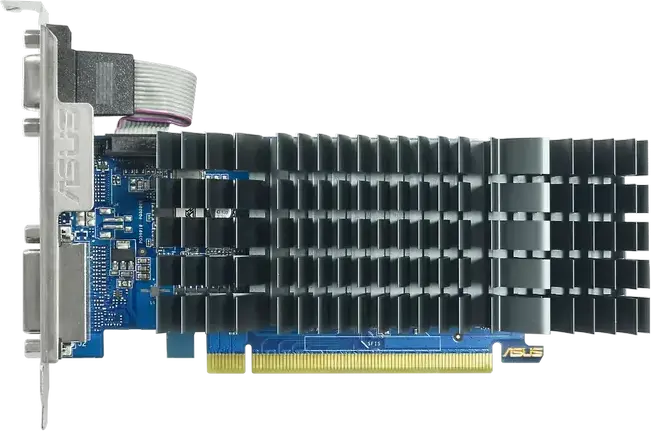 Placă Video ASUS GeForce GT 710 GT710-SL-2GD5-BRK-EVO, 2GB GDDR5, Răcire Pasivă Silențioasă, HDMI, VGA, DVI-D, Suport pentru 3 Monitoare