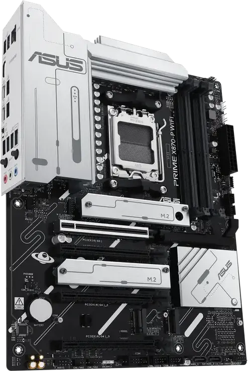 Placa de bază ASUS PRIME X870-P WIFI ATX pentru AMD Ryzen 9000/8000/7000, Socket AM5, DDR5 8000+ MT/s, PCIe 5.0, Wi-Fi 7, Bluetooth 5.4, USB4 40Gbps
