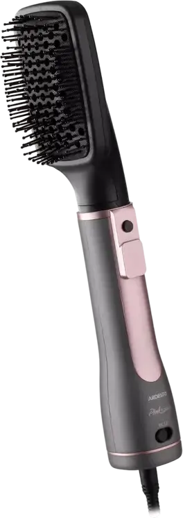Perie Styling Ardesto HD-CR300PT Pink Touch cu Aer Cald, Uscător de Păr 1200W, Ionizare, Funcție Cool Shot, Display LED, 5 Accesorii, Cablu Rotiu 360°
