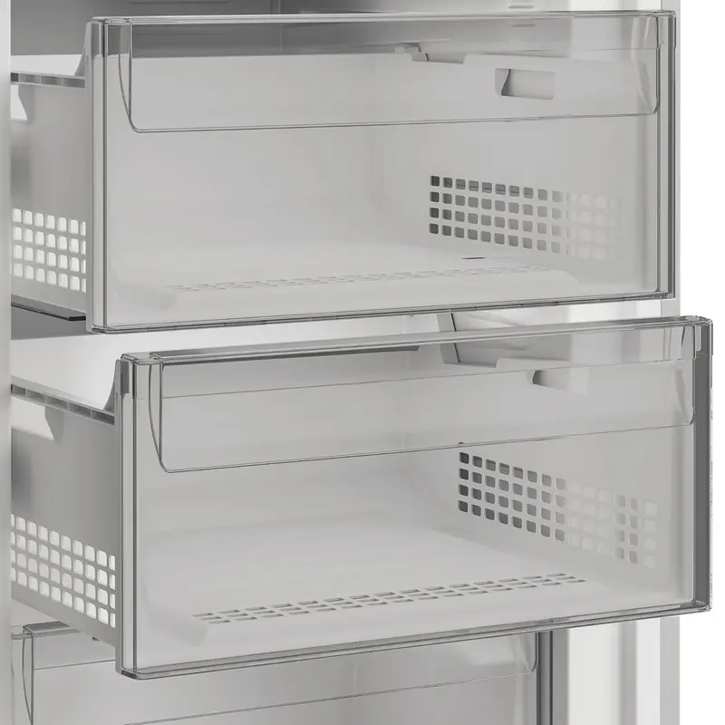 Congelator Vertical Whirlpool WHFF 6404 X5E, Capacitate Netă 404L, Oțel Inoxidabil, Clasă Energetică D, Defrostare Automată, Display LED, 6 Compartimente