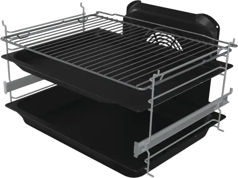 Gorenje GKS6C71WA Mixed Cooker, Gas Hob with WOK Burner, Electric Oven 71L, AquaClean, Convection, HomeMade Cavity, Cast Iron Grates, White, 60cm