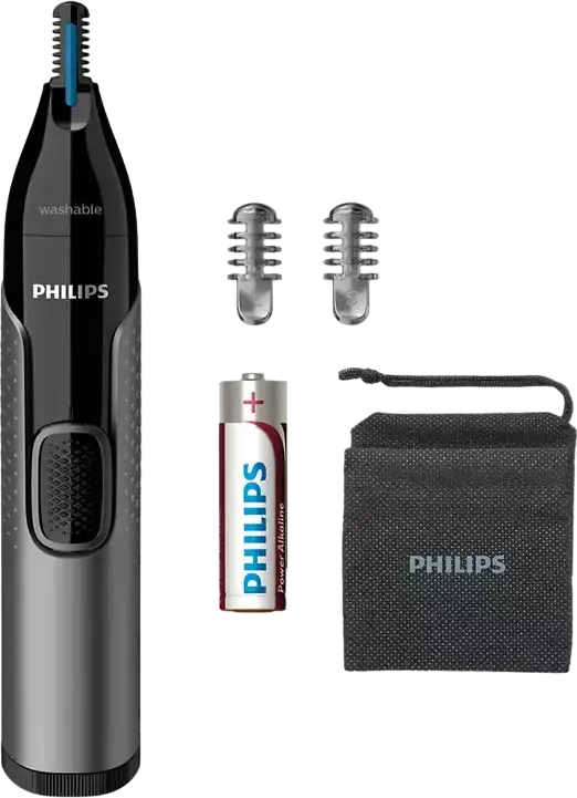 Trimmer pentru bărbați Philips Series 3000 NT3650/16, Negru | Gri