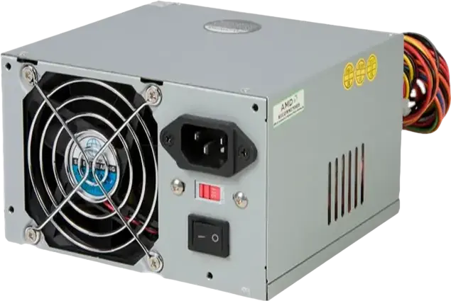 Sohoo ATX-500W-12 Internal PC Power Supply, 500W ATX Form Factor, Non-Modular, Passive PFC, 120mm Fan, Silver, 220-240V