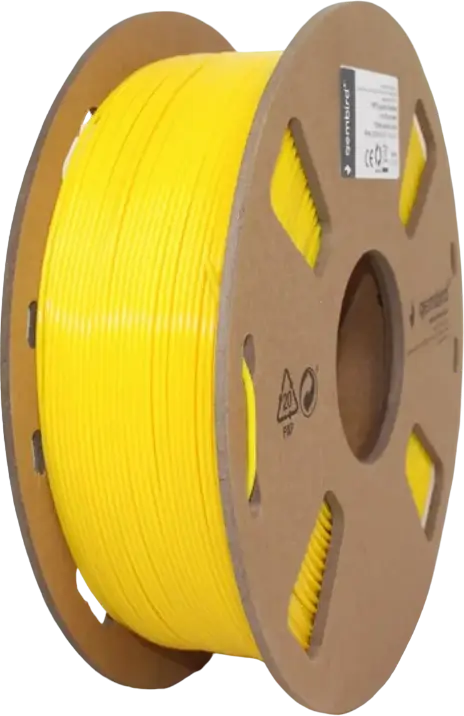 Filament pentru imprimantă 3D Gembird 3DP-PETG1.75-01-Y, PETG, Galben, 1.75 mm, 1kg