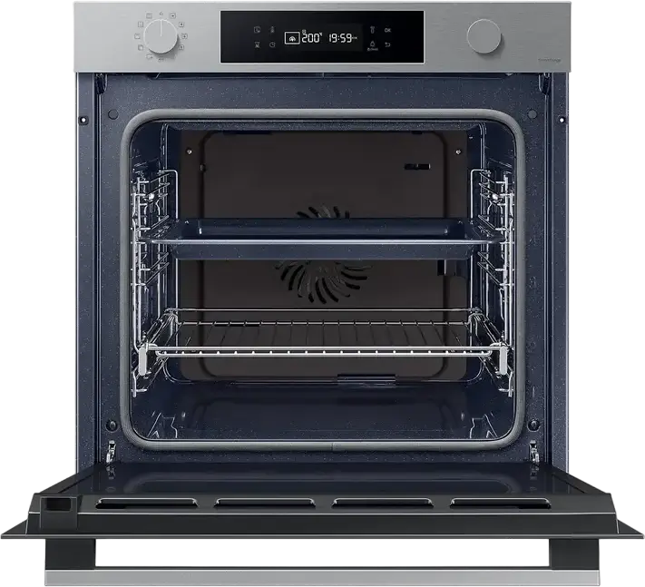 Samsung NV7B4125ZAS Built-in Electric Oven, 76L, A+ Energy Class, Dual Cleaning Catalytic & Steam, SmartThings, Convection & Grill, Stainless Steel