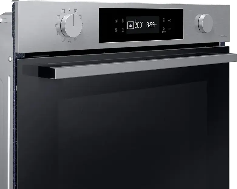 Samsung NV7B4125ZAS Built-in Electric Oven, 76L, A+ Energy Class, Dual Cleaning Catalytic & Steam, SmartThings, Convection & Grill, Stainless Steel