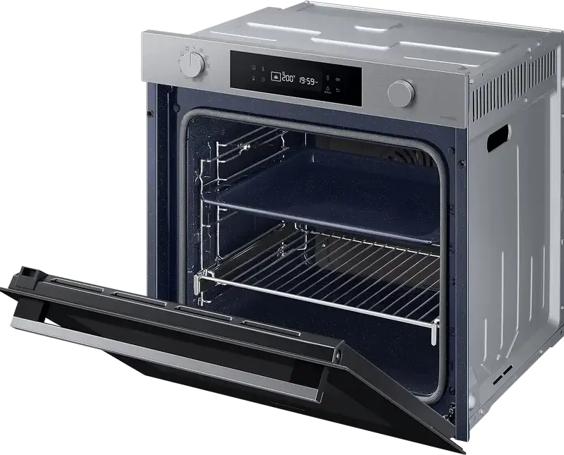 Samsung NV7B4125ZAS Built-in Electric Oven, 76L, A+ Energy Class, Dual Cleaning Catalytic & Steam, SmartThings, Convection & Grill, Stainless Steel