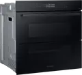 Samsung NV7B4345VAK Bespoke Dual Cook Flex Built-in Electric Oven, 76L, A+ Energy Class, Wi-Fi SmartThings, Air Sous Vide, Black