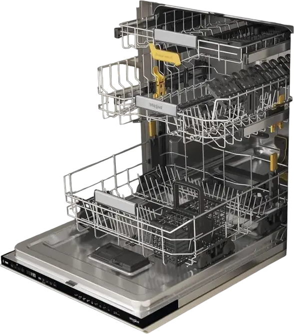 Whirlpool W8I HP42L Built-in Dishwasher, 14 Place Settings, 6th Sense Technology, PowerClean Pro, Inverter Motor, 42 dB, NaturalDry, Class C