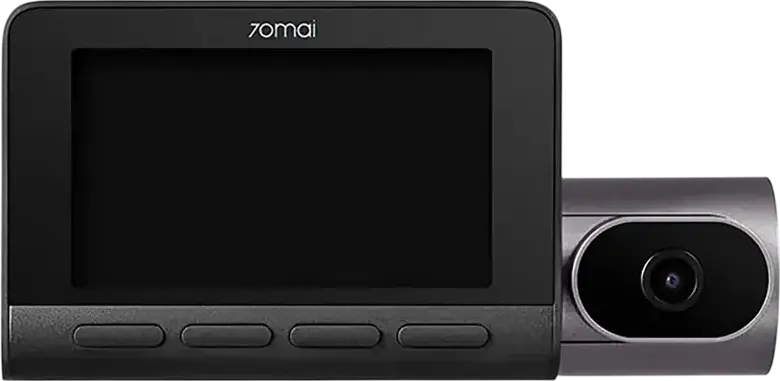 70mai T800 3-Channel Dash Cam, Front & Rear 4K UHD, Interior 1080P, Sony STARVIS 2 IMX678, HDR, Wi-Fi 6, GPS, ADAS, AI Motion Detection, Black